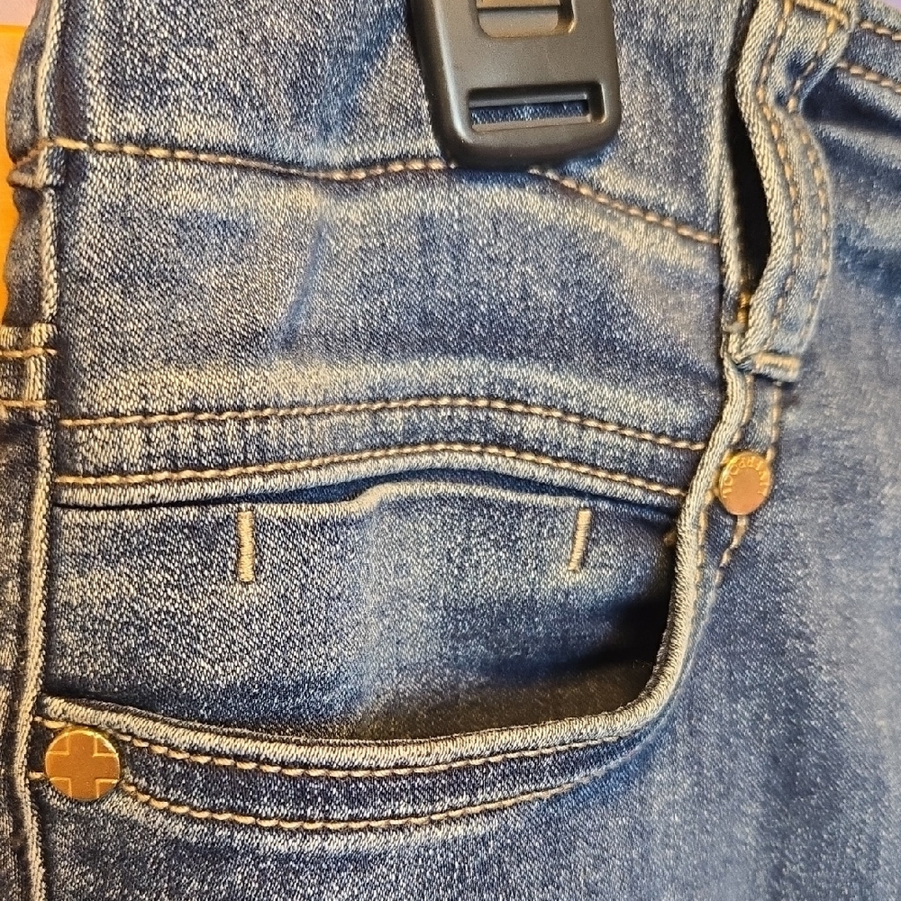 Liverpool Dark Blue Cropped Jeans - Picture 4 of 7